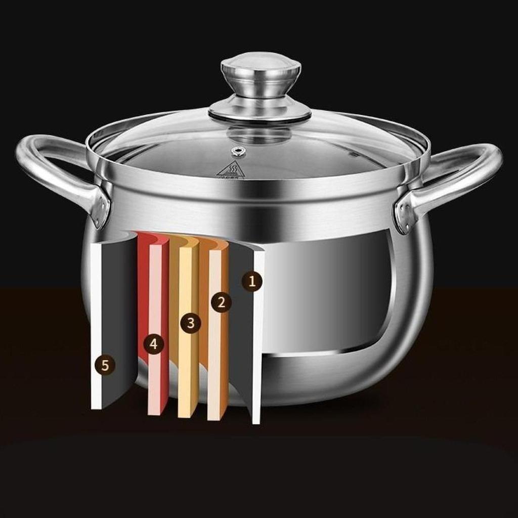 Double Handle Soup Pot for Induction Cooker And Camping