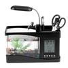 Fish   Clock Multifunctional USB Ecological Lamp Desktop Fish   Aquarium Calendar for   Bedroom