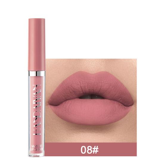 Matte Waterproof Long Lasting Moisturizing Lip Gloss Non Sticky Makeup Lipstick