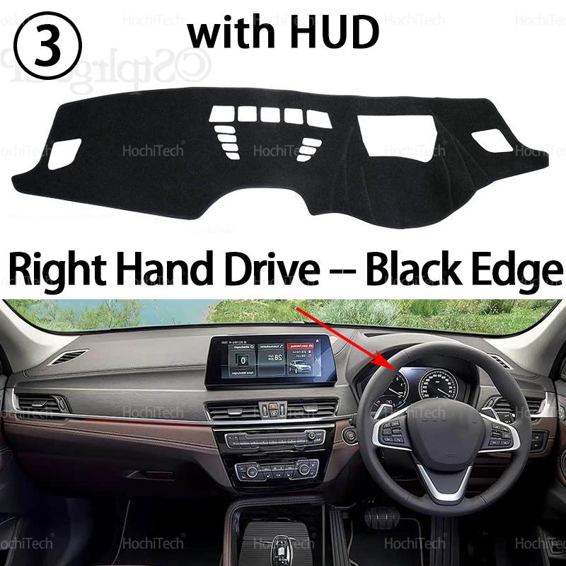 Dashboard Cover Avoid Light Anti-Slip Anti-dirty Mat Pad Sunshade Dashmat Protect for BMW X1 F48 2016- LHD RHD
