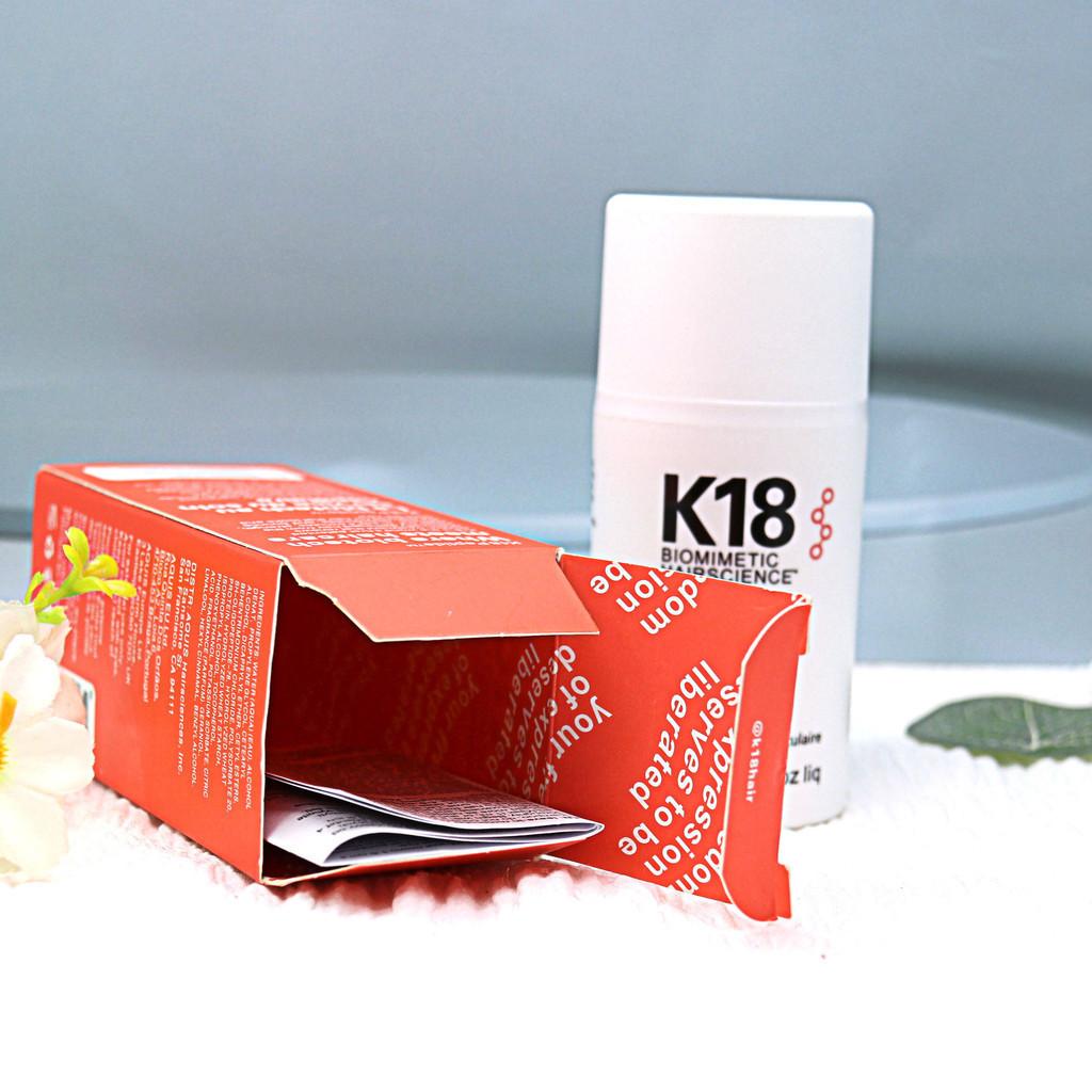 Maschera per capelli senza risciacquo K18 50ml Formula nutriente e idratante per capelli lisci e setosi