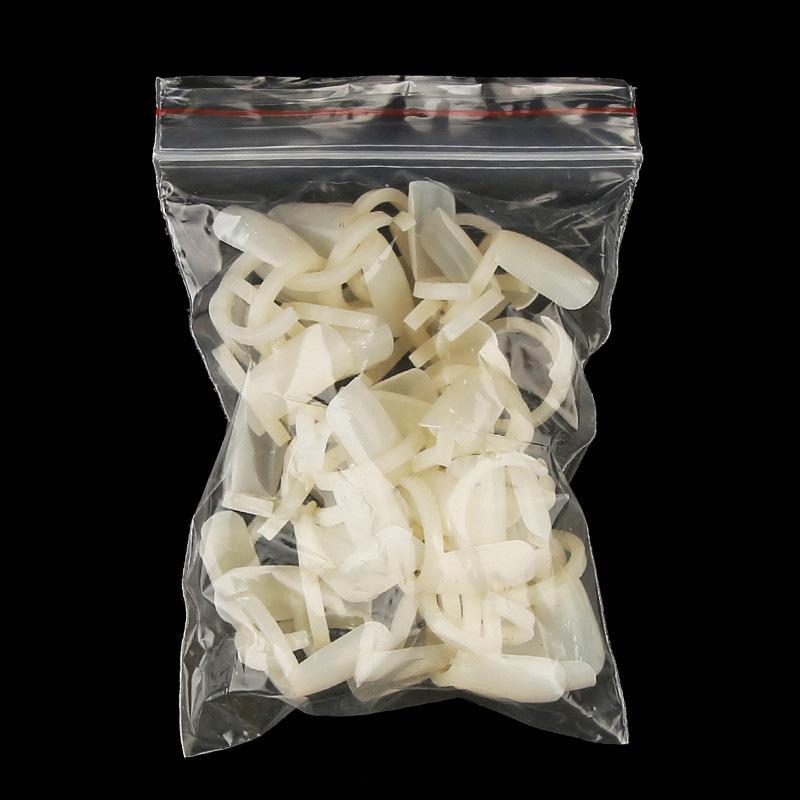 Кольца с цветовой палитрой для нейл-арта: 50 натуральных типс для нанесения лака/геля