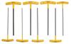 229mm Overall Length Hex Black Set BONDHUS (Bondhus) T-Handle Set, Finish, 8-Piece (3/32, 7/64, 1/8, 9/64, 5/32, 3/16, 7/32, 1/4 Inch) HTX80-9