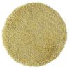 Shaggy Chair Pad &NE (&NE) Low-Rebound Mix, Round, Yellow, Low-Rebound Urethane, Non-Slip, Washable, Thick, NEK-091M-YE