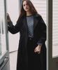 LUSIDA Ripian Belt Long Trench Dress Jacket_2 Colors