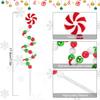 Christmas Curly Candy Cane Pick  with Arbitrary Change of Form Design for Wedding Christmas Eve New Year