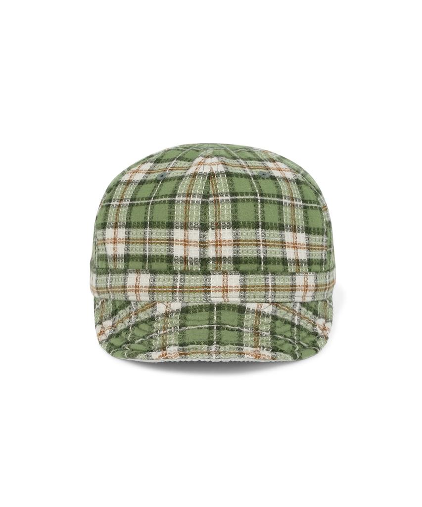 Sseonleobeutueo Swing Work Cap Green Plaid