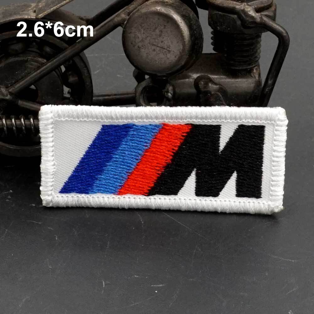 Motorcycle Car Sticker Velcro Leather Vest Back Patch Decoration DIY Embroidered Cloth Patch For BMW F34 F10 F20 F48 F39 F30 F25 MO8