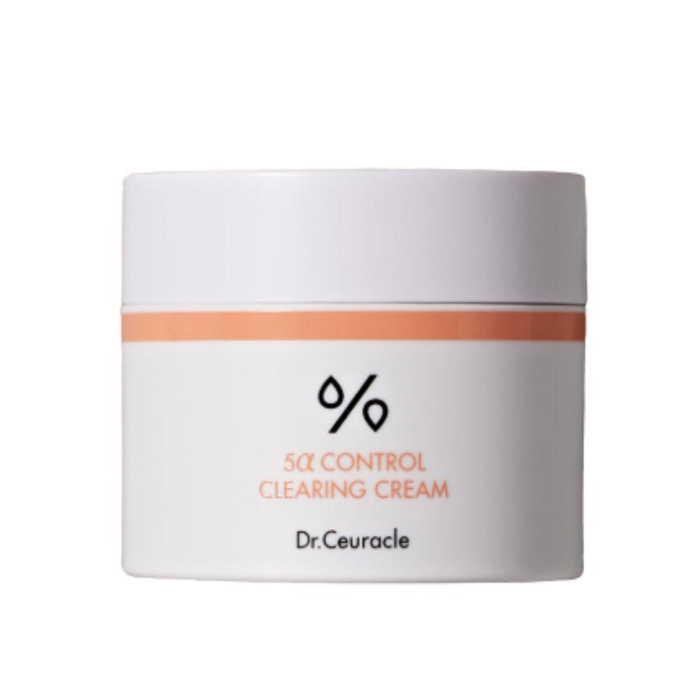 Dr. Ceuracle 5 Alpha Control Clearing Cream 50g Balancing & Sebum-Regulating Moisturizer for Oily Dehydrated Skin