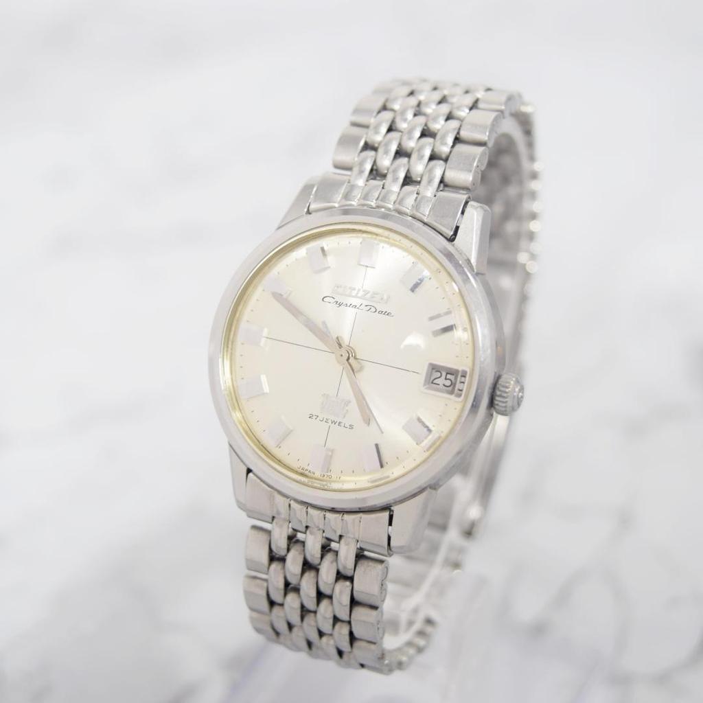 Used Rare 1967 CITIZEN Crystal Date Men's Automatic