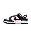 Nike Dunk Sweetheart Leather Cushioning, Wear Resistant Low top Skateboard Shoes Unisex Black Pink DD1391-100(Team271-)