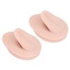 2pcs Silicone Tongue Model Lifelike Soft Human Tongue Model for Piercing Practice Display
