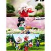 POPMART GONG Inuyasha Sengoku Journey Series Kikyo Sesshomaru  Set Collectible PVC Anime Action Toy Art Figure Gift