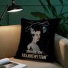 Bride of FFrankenstein Pillow Case Short Plush Print Cushion Cover Square Throw Pillow Covers Sofa Home Decor
