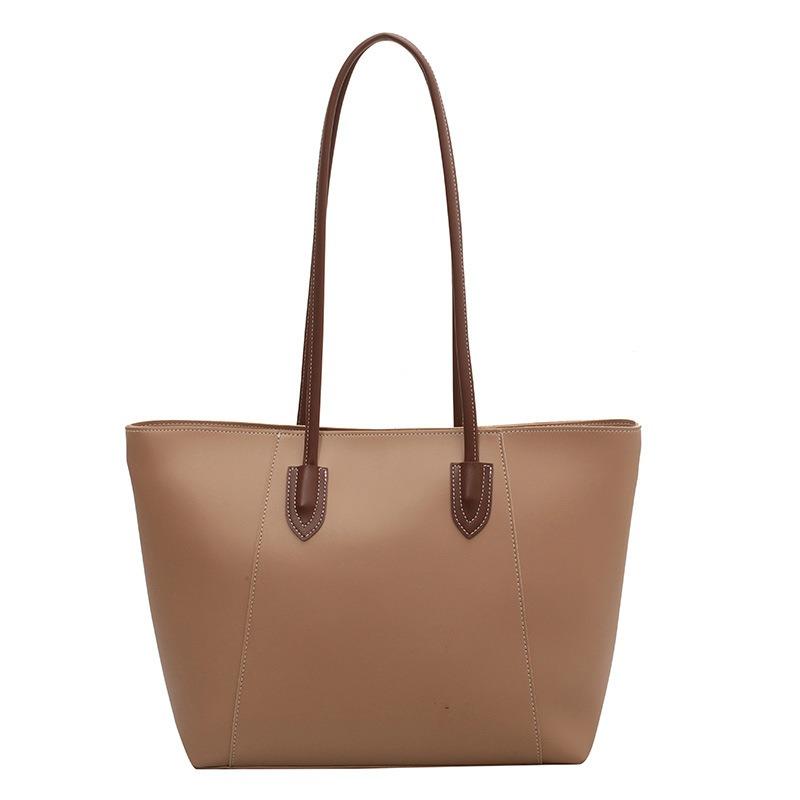 New oversized shoulder bag, female student versatile fashion trend, high-end textured handbag