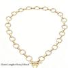 Matte Gold Irregular Pendant Necklace: European & American Fashionable Alloy Clavicle Jewelry