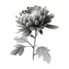 QT2454#15cm Like A Chrysanthemum That Has Lost Its Color Car Sticker, Suitable for Laptop, Car, Truck, Van, SUV, Motorcycle, Bumper, Window