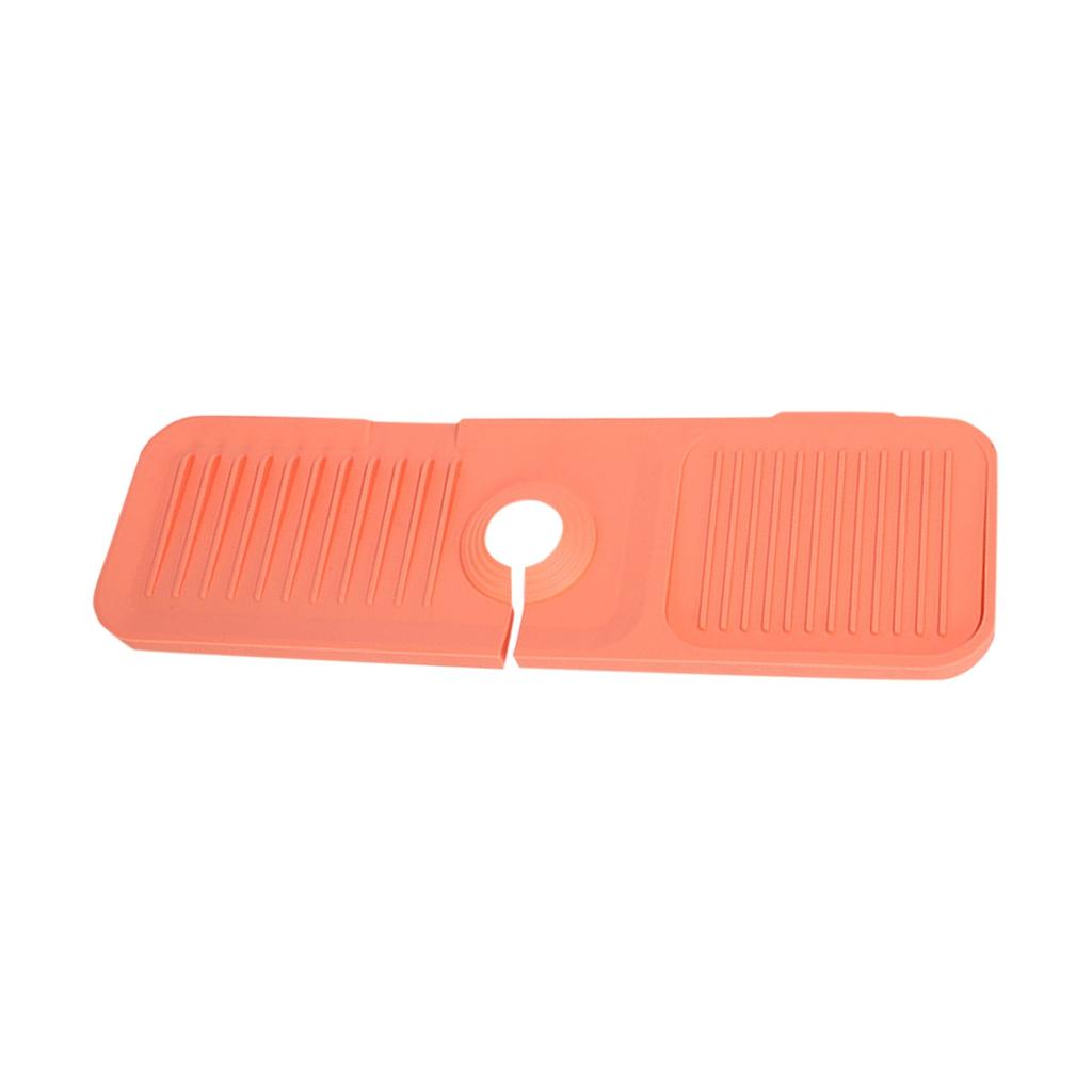 Sink Anti-slip Storage Mat Faucet Anti-splash  Pad Anti-slip Countertop Mat Cup Anti-slip Storage