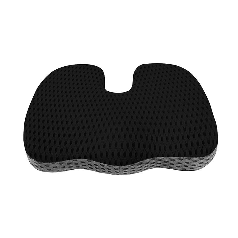 U-Shaped Memory Foam Seat Cushion for Office & Car - Breathable Comfort for Long Sitting