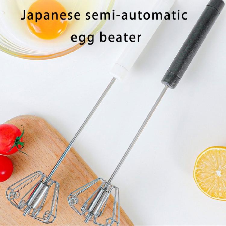 Ergonomischer Hand-Eierschläger für mühelose Backvorbereitungen Stahl-Schneebesen Klingen-Rotationsmechanismus Sahne-Mischwerkzeug