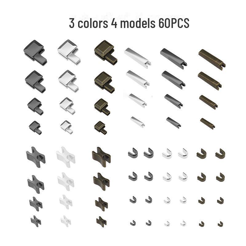 Metal Zipper Repair Kit with Dual-Opening Plug Accessories