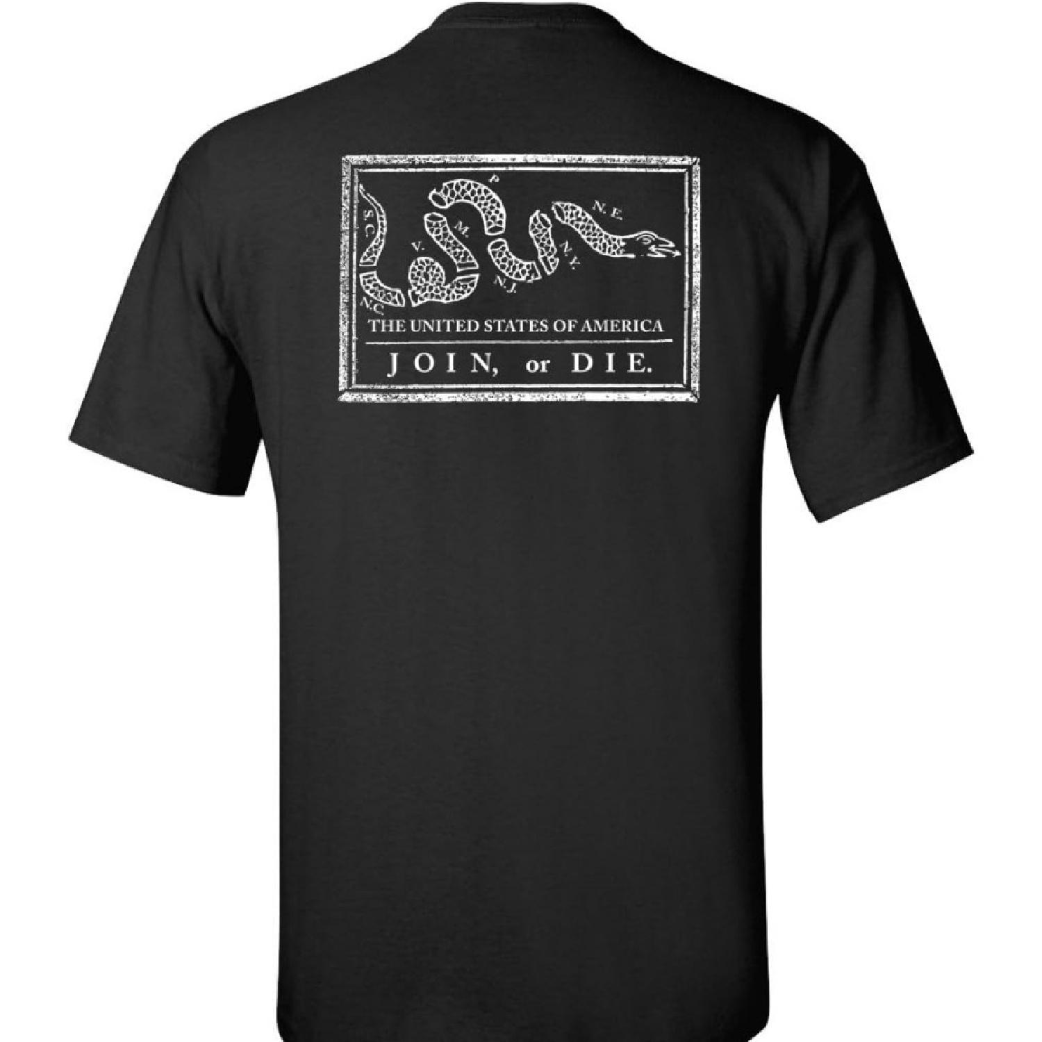 Gadsden and Culpeper _Join Or Die T-Shirt XXXXXL разноцветный