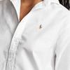 Polo Ralph Lauren Ss24 Solid Color Logo Embroidered Single-Breasted Loose Long Sleeve Shirt Women Shirts White WMPOSHTNDO20657-100
