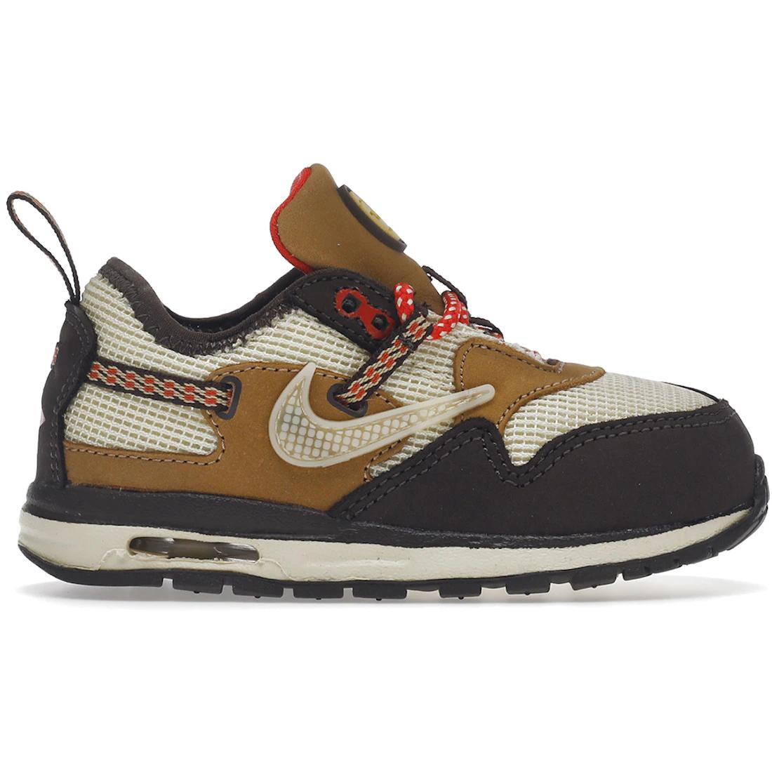 

Кроссовки Nike Air Max 1 Travis Scott Cactus Jack Baroque Brown (ТД)(DN4170-200) 18.5