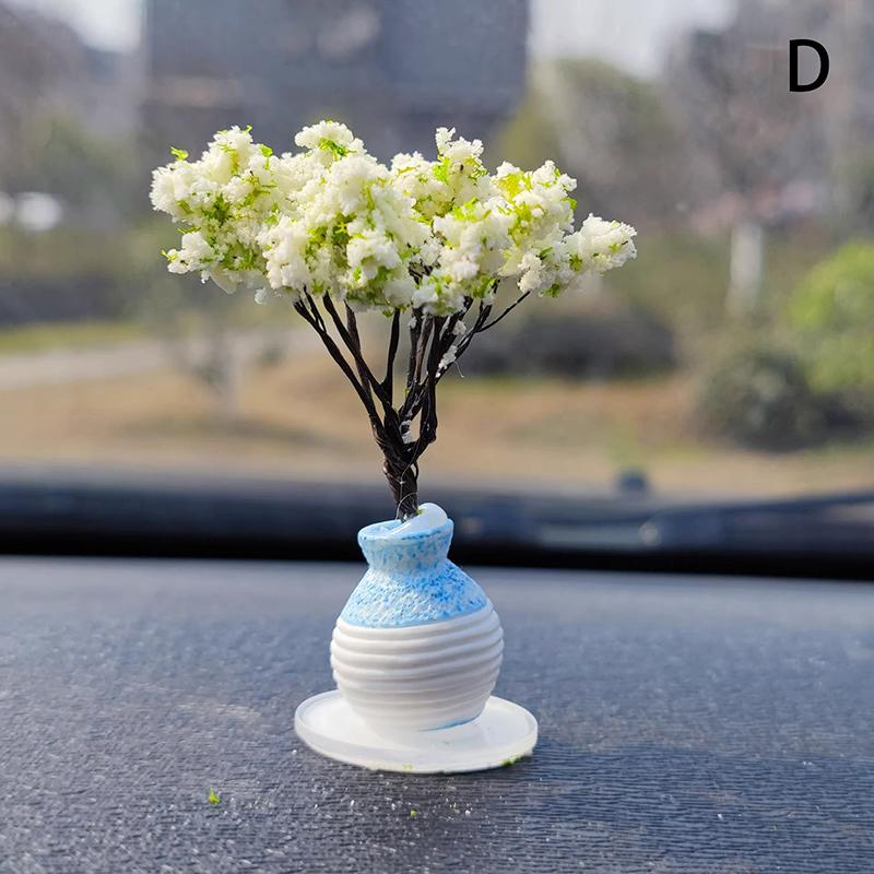 Cute Mini Chickens Car Dashboard Accessories Fun Chicks Car Rearview Mirror Decor Interior Ornaments Fairy Garden Home Car Gifts