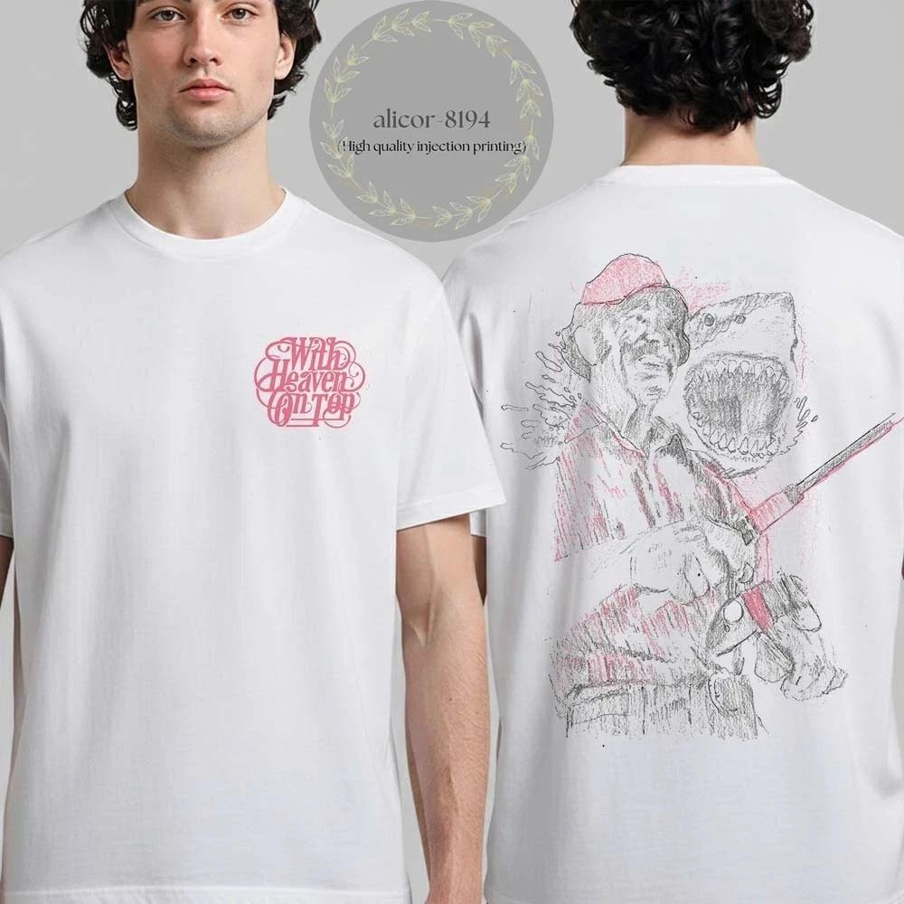 Zach Bryan With Heaven On Top 2026 Tour Shark TShirt S