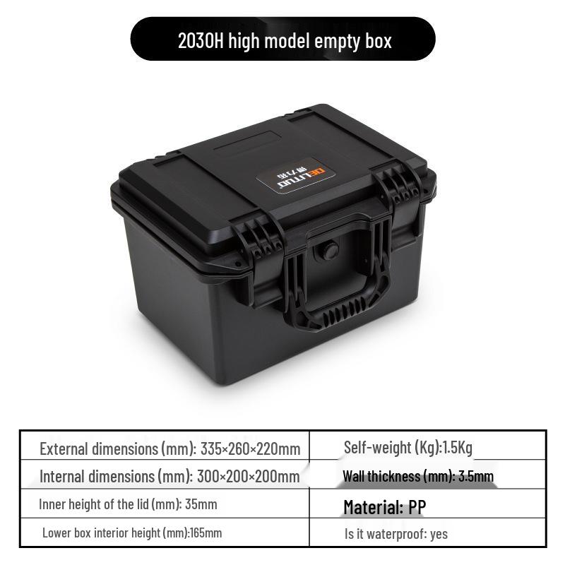 קופסת הגנה מפלסטיק עמידה למים ועמידה בפני זעזועים למצלמה וציוד