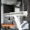 4-in-1 Window Squeegee Cleaning Kit with Wastewater Recovery and 2 Sponge Replacement Heads for Indoor/Outdoor Windows and Car Glass