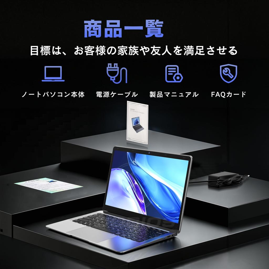 Dobios Windows 11 Laptop with Japanese Webcam USB Mini and Celeron N4000 Lightweight and ideal for and those working from home or using 128GB Office,