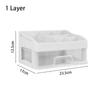 1Pcs Plastic Display Rack Desktop Storage Case Organize Shelves Jewelry Box Cosmetics Storage Box