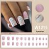White Moonlight Nail Art: Long-Lasting, Cute, Detachable Student-Friendly Nails