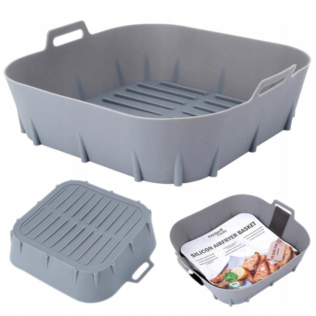 Silicone insert for AIR fryer, reusable baking form XL