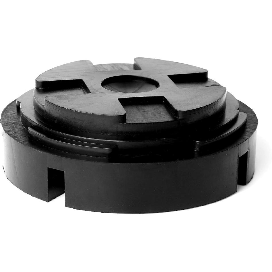 5.5” Large Rubber Jack Pad/Slotted Jack Pucks | Made from Heavy Duty Rubber, Th