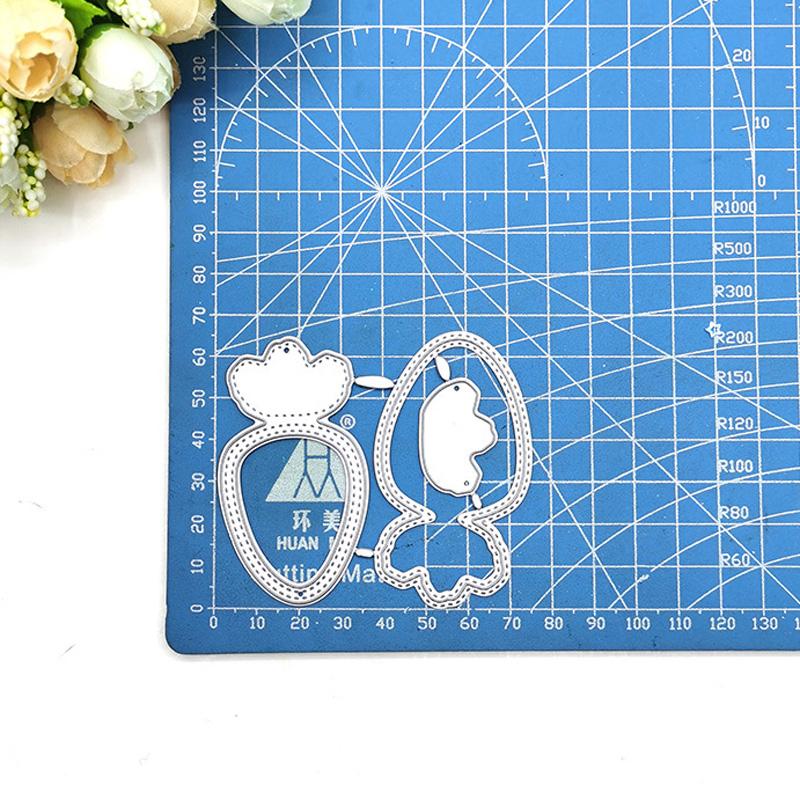 Metal Cutting Dies Shake Card Food Carrot Pattern Cut DIY Scrapbooking Paper Craft Embossing Knife Mould Blade Punch Die