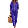 Women's Casual Hoodie Jacket Set for Fall and Winter, Comfortable Fashion Outfit