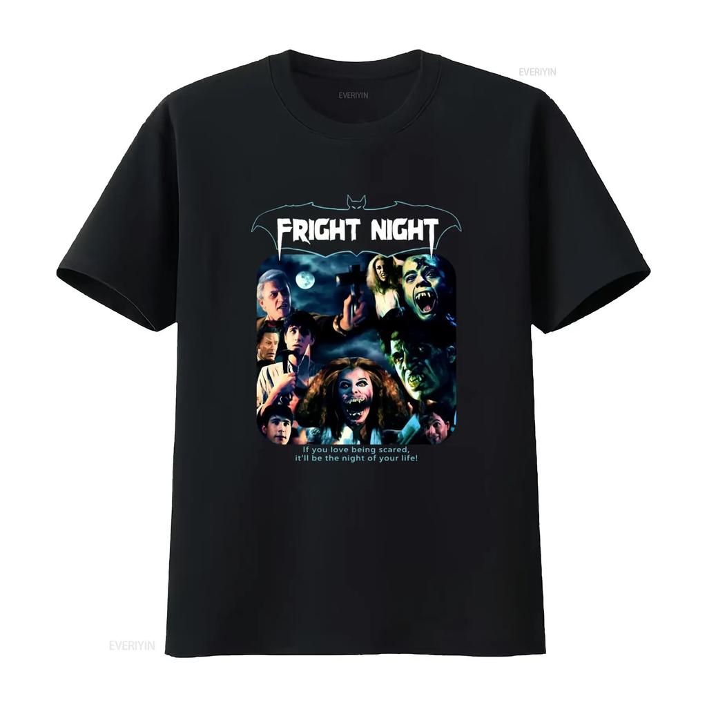 Fright Night Horror Movie Themed T Shirt Perfect for Fans Scary Lovers and Those Who Love a Goo