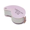 40X Magnifying Glass Lens Foldable Handheld Eye Loupe Pocket Size Magnifier with Light for Jewelry Stamps Coin Inspection