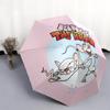 Pinky and the Brainpattern, automatic folding umbrella, portable and foldable design, 8 ribs, a Christmas or birthday gift.