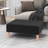 Day and Night - Day and Night Black Fabric Footstool 78x56x32 Cm