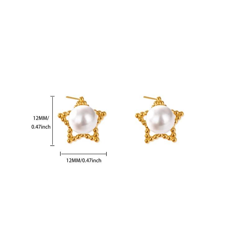 Хит продаж ретро серьги-звезды-сердечки серьги-пусеты с крестообразной текстурой креативные нишевые милые жемчужные серьги ювелирные изделия