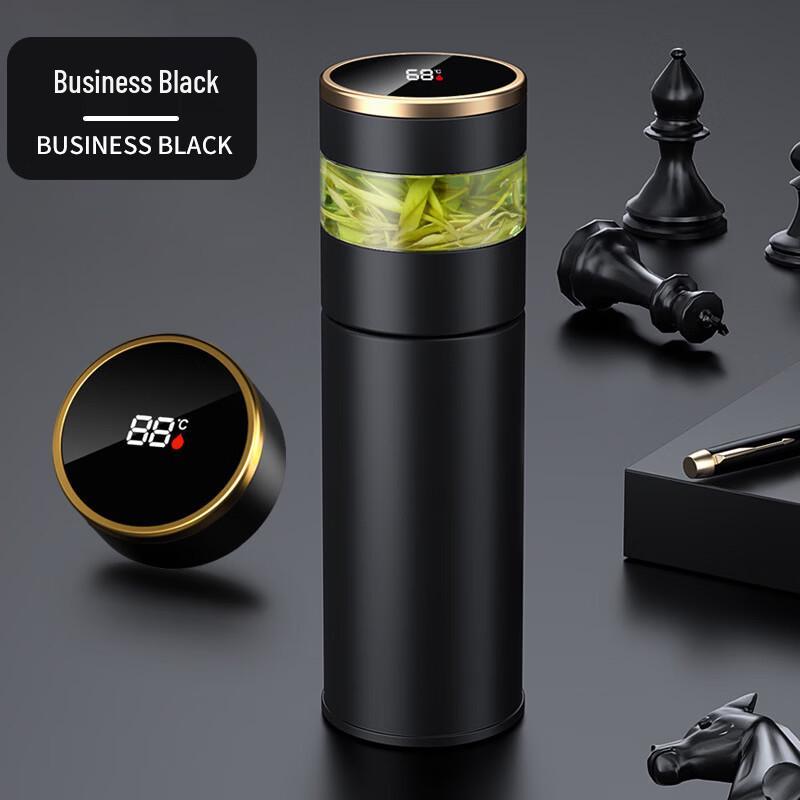 OLOEY Smart Double-Wall Glass Tea Infuser Bottle