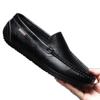 Broken Size Breathable Casual Leather Shoes Soft Leather Soft Sole Doudou Shoes Overfitting Lazy Shoes