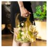3D Bouquet Packaging Basket Transparent Acrylic Portable Flower Box Suitable for Weddings Birthdays Parties Valentine's Day Flower Gift Baskets