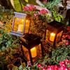 Solar Lanterns, Flickering Flameless Candle LED Lights, Solar Lights Garden Outdoor Hanging Decoration for Table, Patio, Outdoor Party Decoration