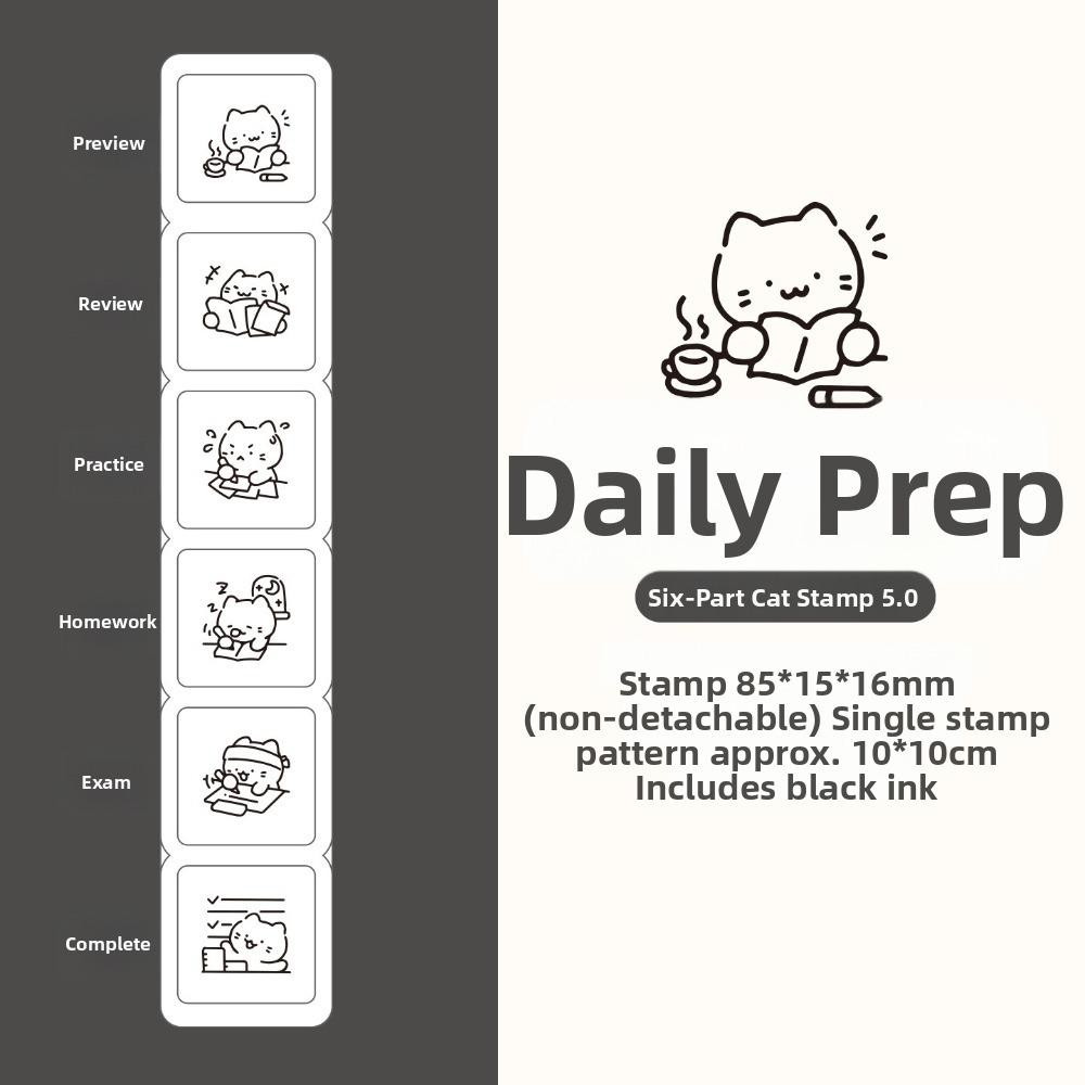 

Lovely Kitten Seal Journal Stamp White Scrapbooking Stamp NEW 5.0 Planner Stamp Diy Projects D