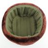 Winter Warm Fleece-Lined Military Style Beanie Hat With Embroidered Badge Men Women Outdoor Cold Weather Protection